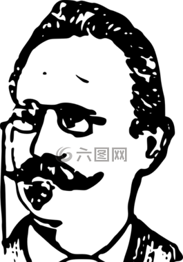 男子,眼鏡,小胡子