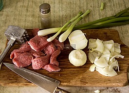 肉,廚房,食品