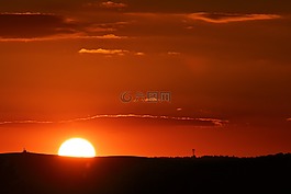 太陽,天空,日落