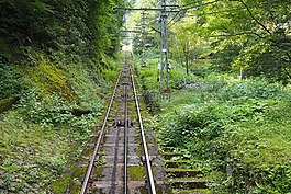 電纜車,鐵路,山