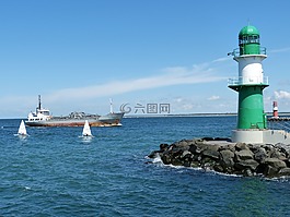 warnemünde,羅斯托克,波羅的海