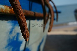 銹,寬邊,帆艇沒(méi)
