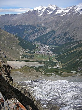 瑞士,山,薩斯費(fèi)