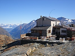瑞士,山,棚屋