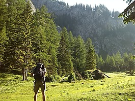假日,游覽,山