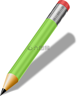 鉛筆,綠色,書寫工具
