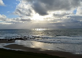 海洋,海灘,海