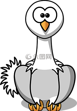 天鵝,鳥,可愛