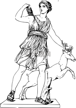 女神,希腊,artemis