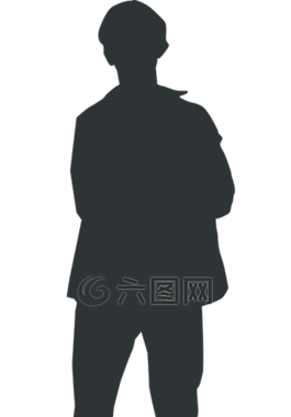男子,側(cè)影,人