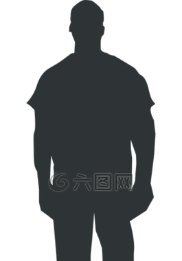 男子,側(cè)影,人
