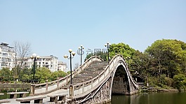 風景,撫州人民公園,石橋