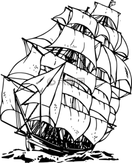 帆船,船舶,海洋