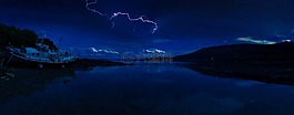 蘇格蘭,閃電,海灘