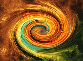 螺旋,宇宙,空間