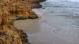 巖質(zhì)海岸,自然,海濱