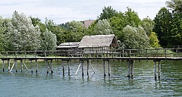 棚屋,unteruhldingen,博登湖