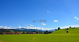 山,阿爾高,天空