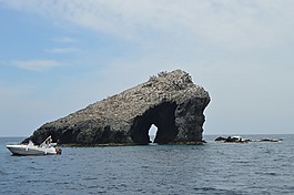 島,船,海灘