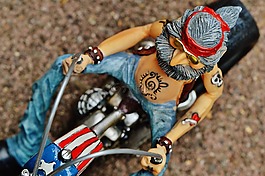 騎自行車的人,自行車,紋身