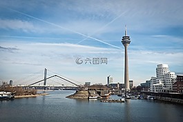 天際線,杜塞爾多夫,萊茵