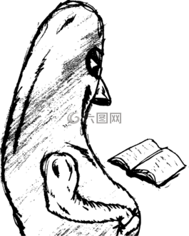 怪物,書,閱讀