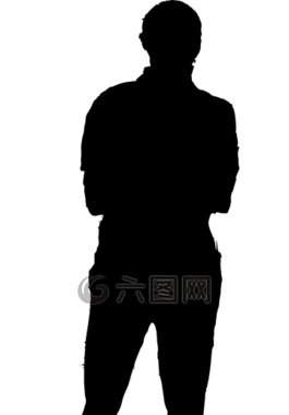 男子,家伙,側(cè)影