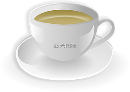 杯,咖啡,熱