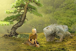 蜥蜴,動物,爬行動物