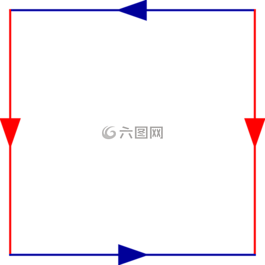 紅色,藍色,廣場