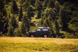 景觀,吉普車,卡車