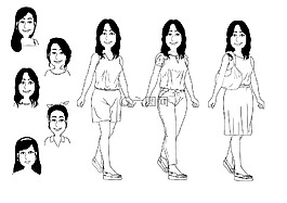 婦女,字符,時尚