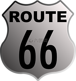 跡象,道路標志,66 號公路