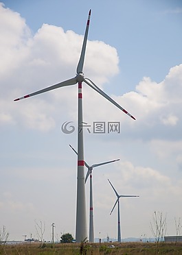 風電場,風力渦輪機,可再生能源