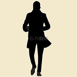 男子,外套,陰影