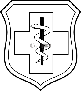徽章,盾構(gòu),交叉