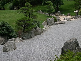 日本,花園,景觀