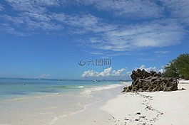 沙,海洋,海灘