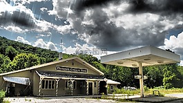 天空,加油站,衰變