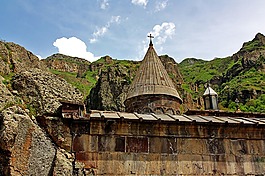 亚美尼亚,山,寺