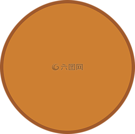 環(huán)路,圓,棕色