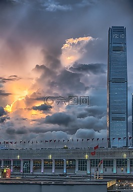 香港,摩天大樓,摩天樓