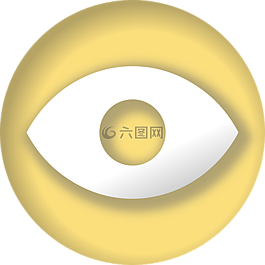查看,眼,印象