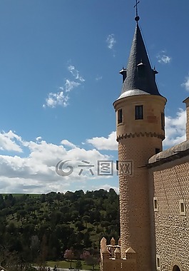 alkazar,塞哥維亞,西班牙