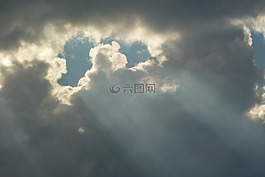 太陽,云,天空