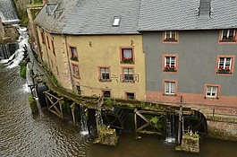 的saarburg,水,河