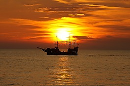 船舶,海,假期