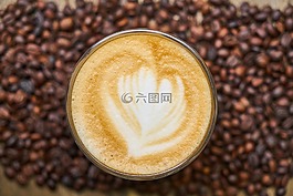 咖啡,咖啡因,杯