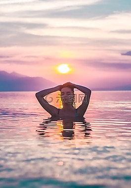 水,太陽,海