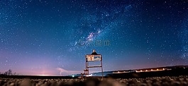 天空,月亮,燈塔